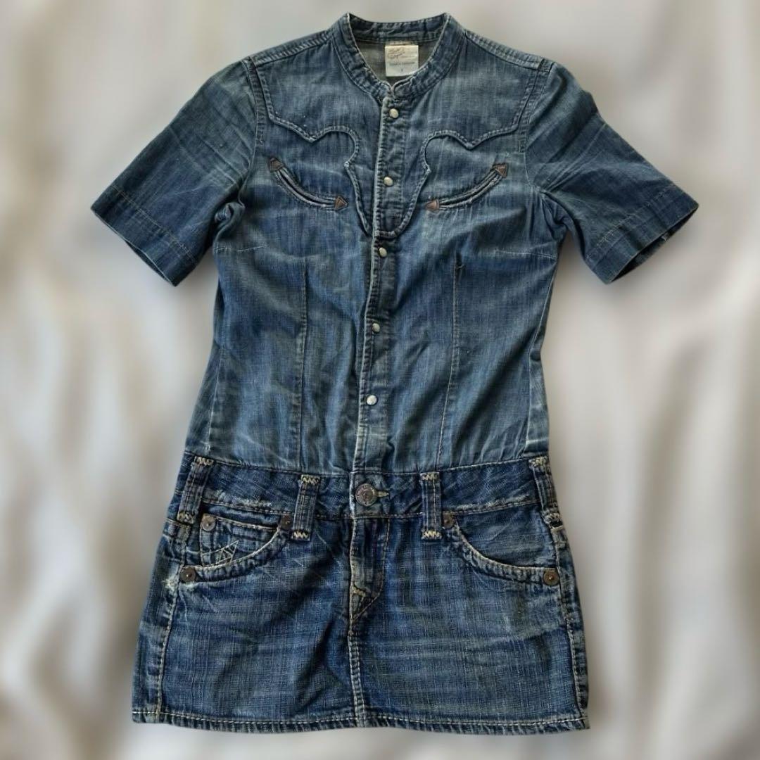 TRUE RELIGION denimallinone Y2Kグランジ平成ギャル