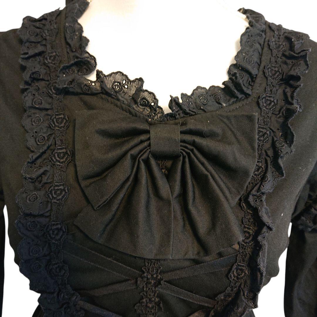 cornet コルネット ワンピース 2way ロリータ ゴスロリ ブラック