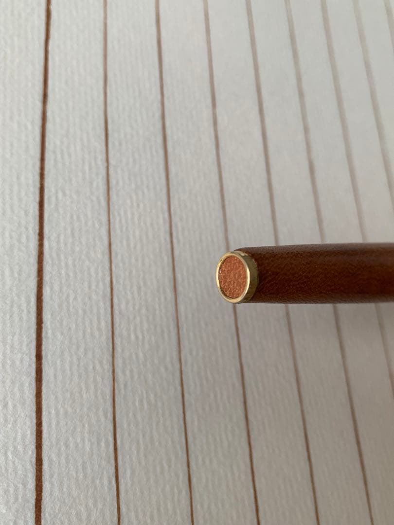 Platinum（プラチナ）レザー巻き万年筆 18Kペン先