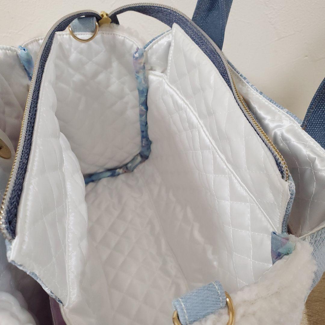 る*ぃ様 ハンドメイド 3rooms バッグ M コヤンイサムチョン クラウディ