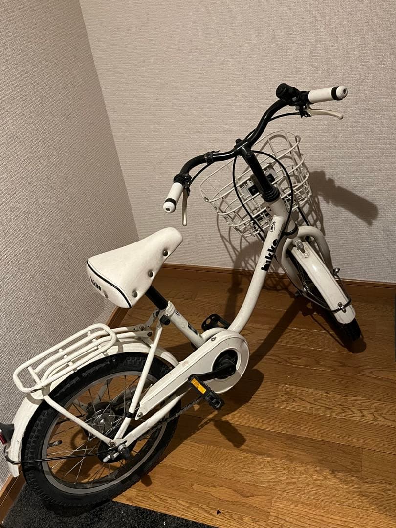 ブリヂストン bikke 幼児用自転車 ホワイト