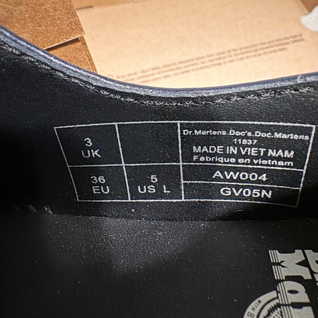 未使用✨ ドクターマーチン　ギブソン　 3ホール 1461 UK3