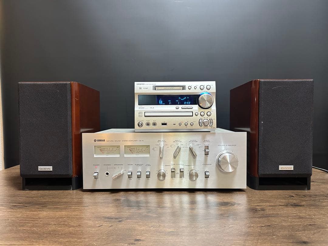 完動品　YAMAHA ヤマハ プリメイン アンプ CA-R1 取り扱い説明書付き
