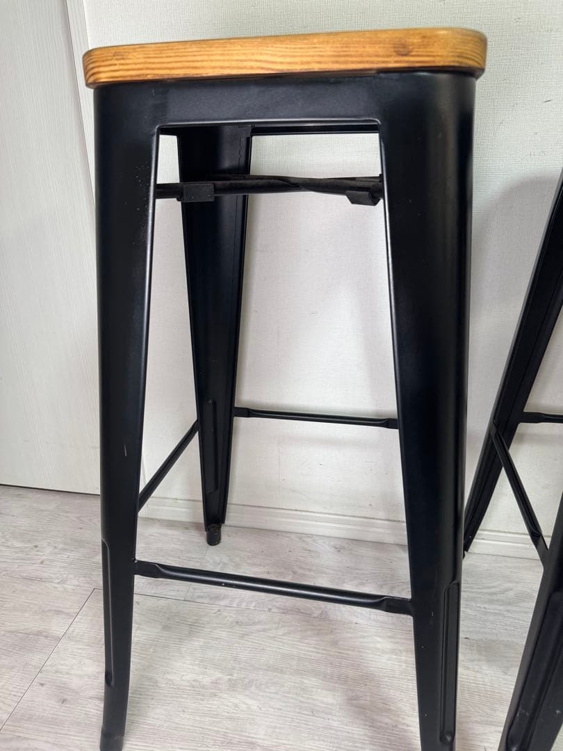 お洒落なバーチェアハーチェア　カウンターチェア 高さ75cm 脚3セット