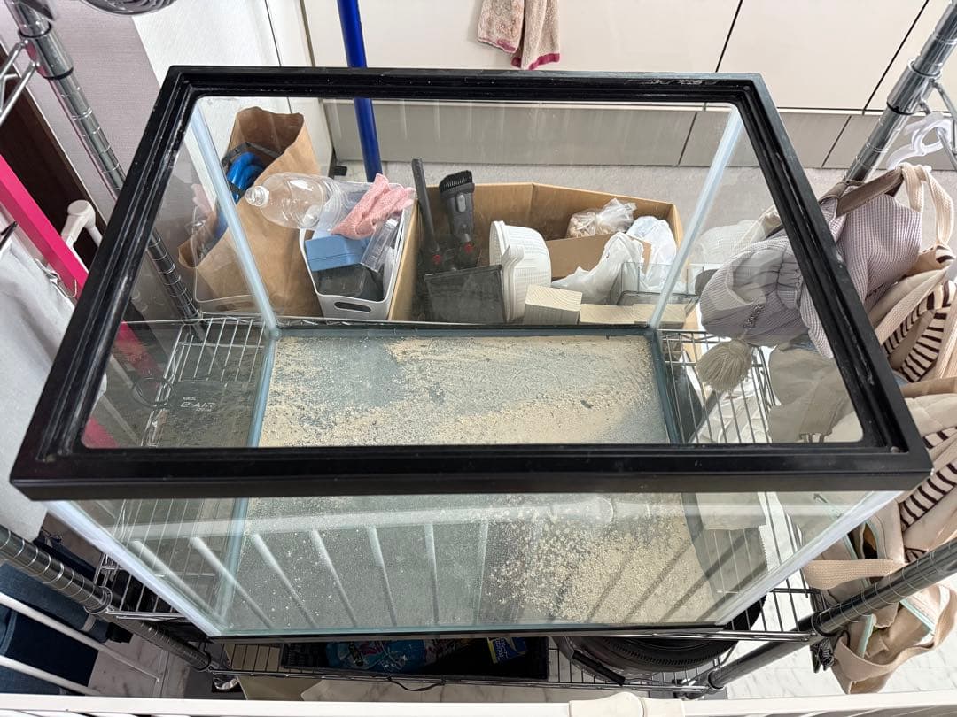 60cm水槽セット 引退｜上部濾過・新品未使用パーツ・海水向け用品多数