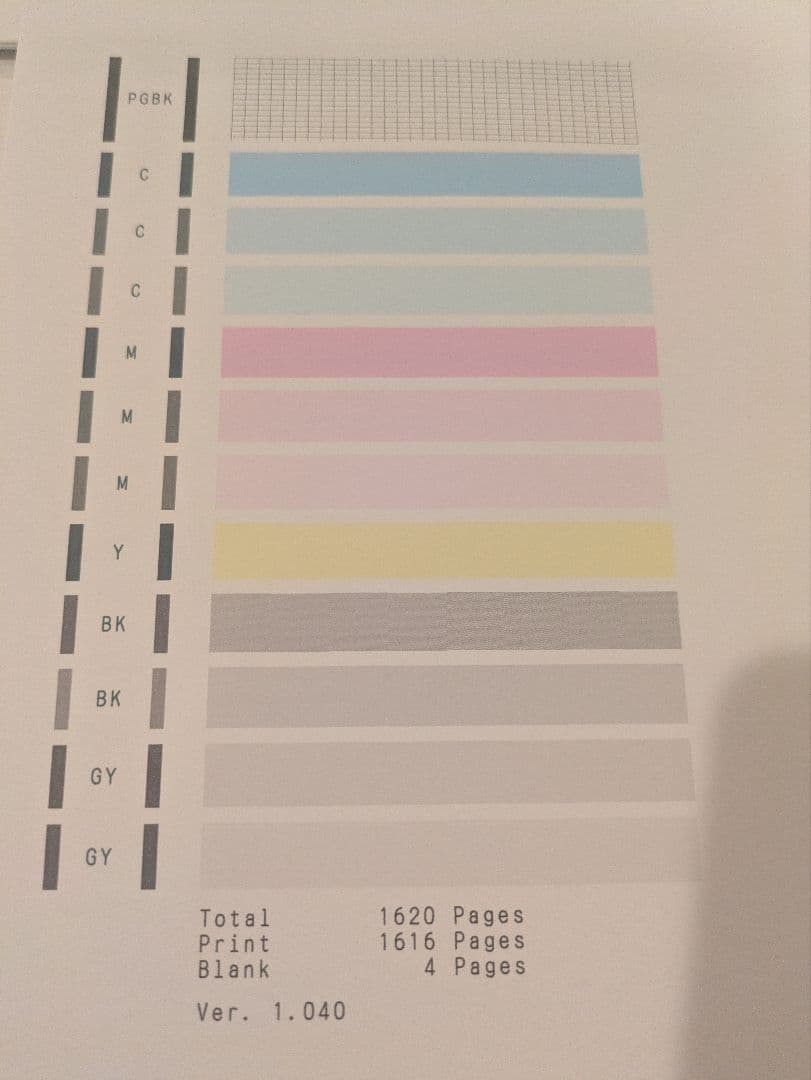 Canon PIXUS TS8430 印刷枚数 1630枚 N8039