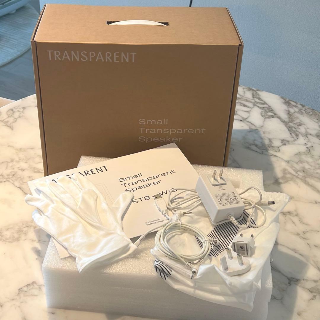【未使用】TRANSPARENT スモール トランスペアレント スピーカー
