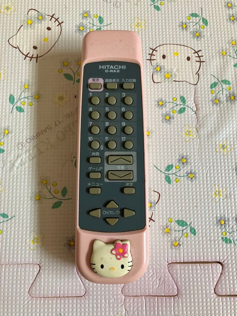 日立カラーテレビ14CH-KT1ブラウン管テレビ