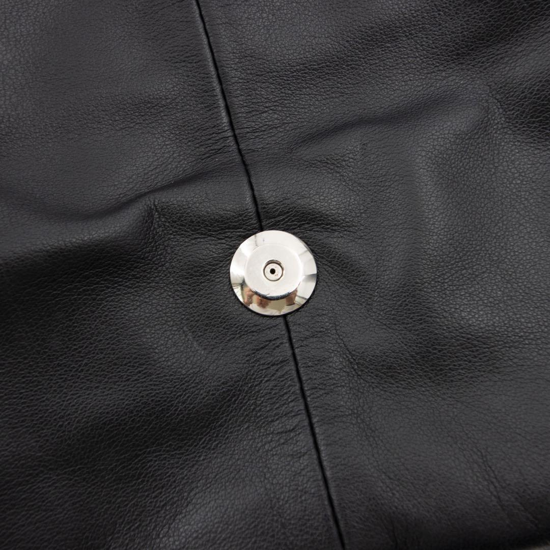 A096【COACH／コーチ】ソーホー　ワンショルダーバッグ　レザー　ブラック