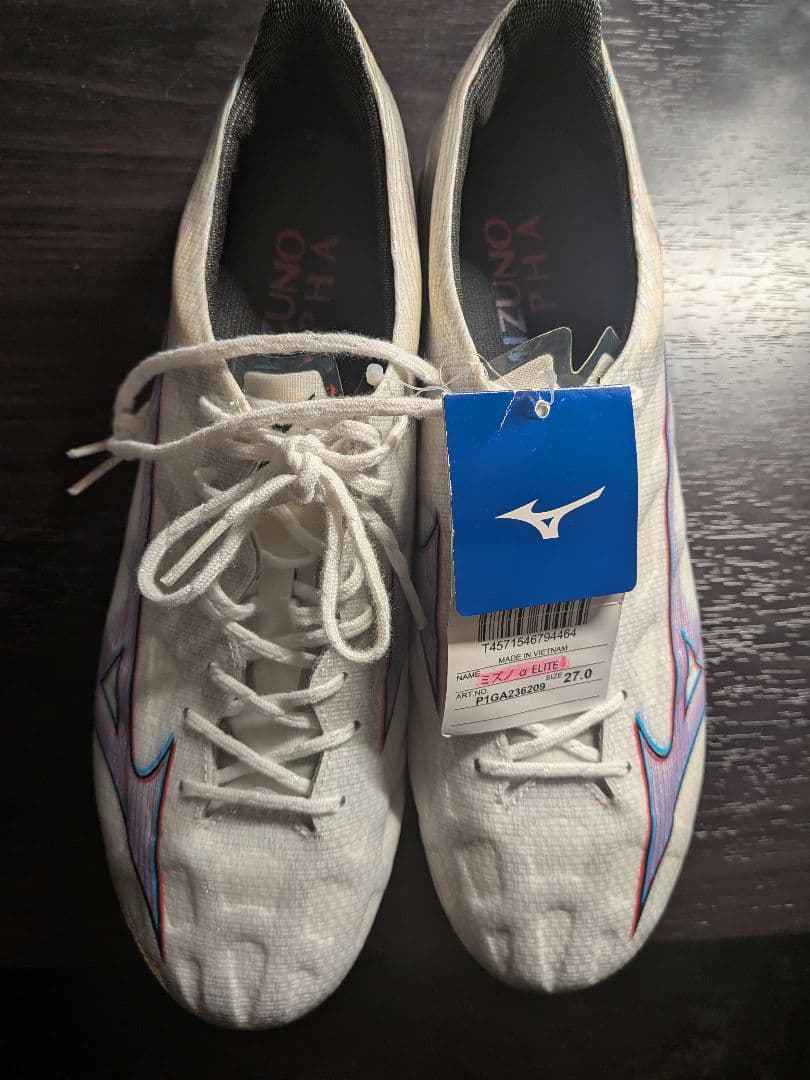 MizunoALFAELITE 27.0cm ホワイト