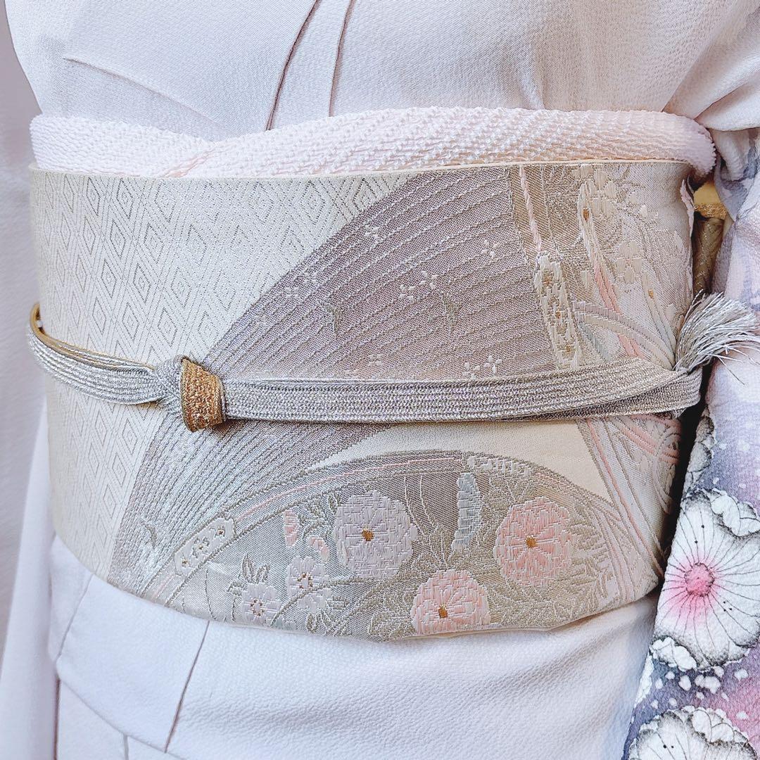 新品　正絹　訪問着　フルセット　裄68 卒業式　入学式　M L