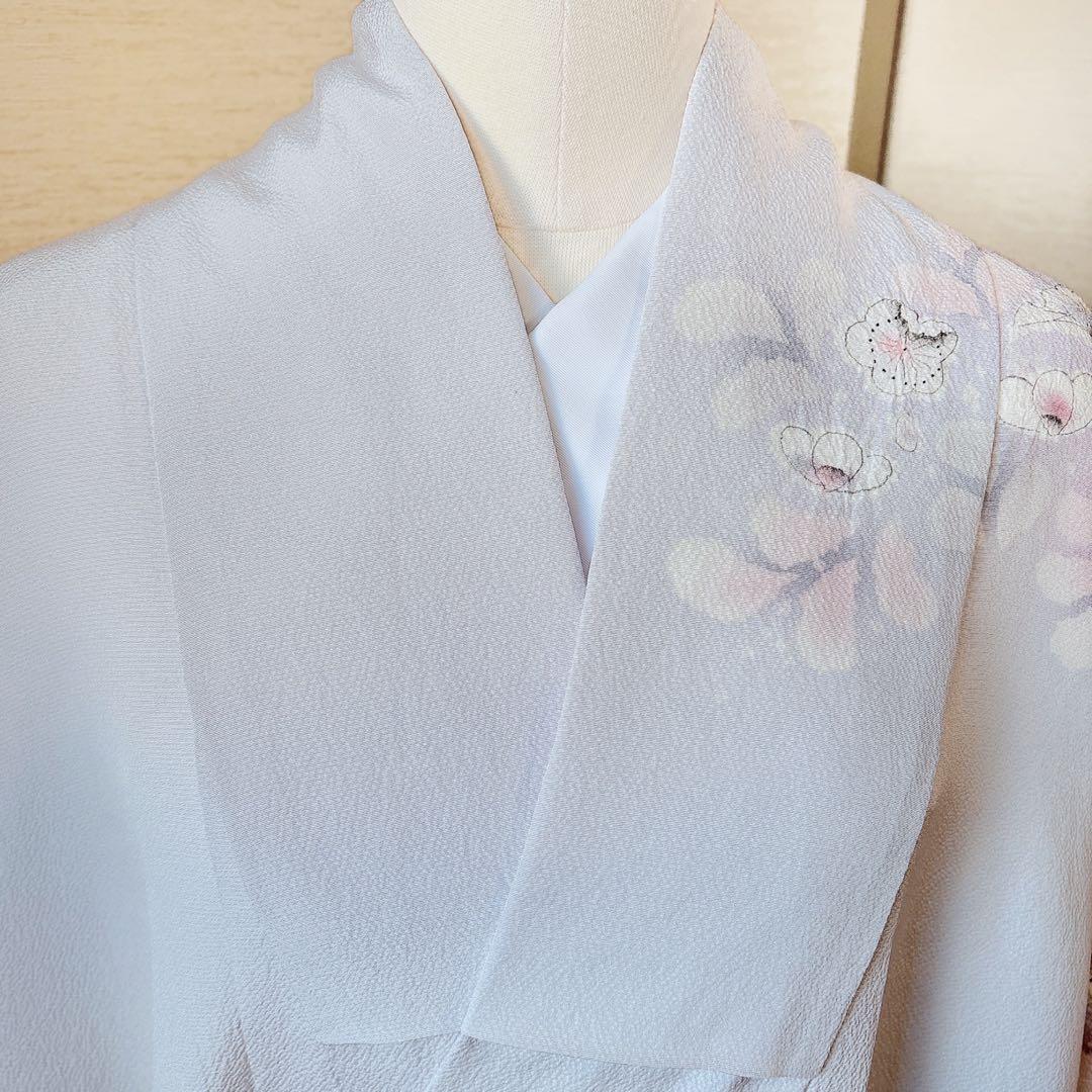 新品　正絹　訪問着　フルセット　裄68 卒業式　入学式　M L