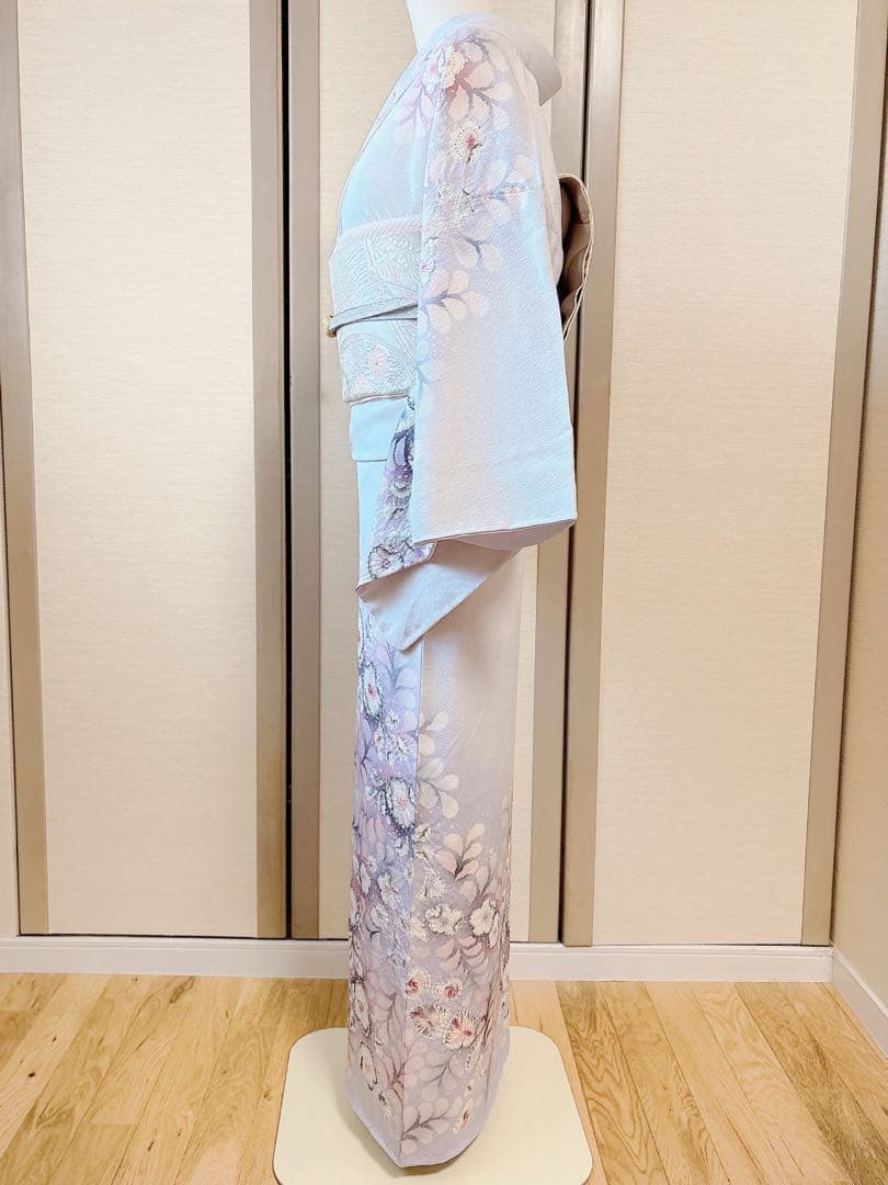 新品　正絹　訪問着　フルセット　裄68 卒業式　入学式　M L