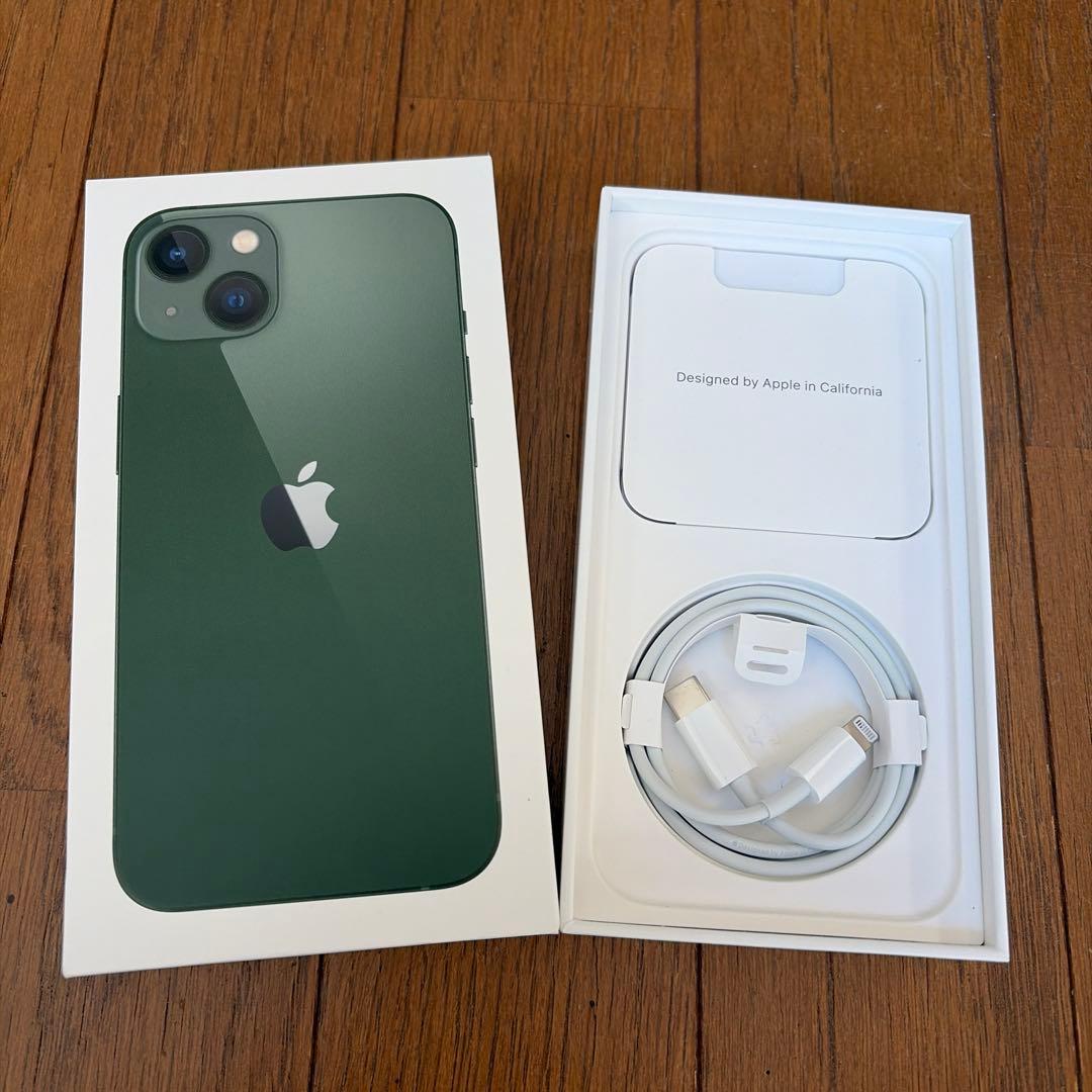 《中島》Apple iPhone 13 本体　グリーン
