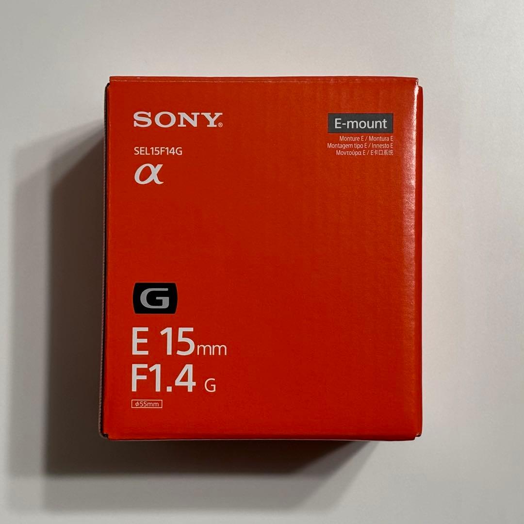SONY SEL15F14G Eマウント APS-Cレンズ