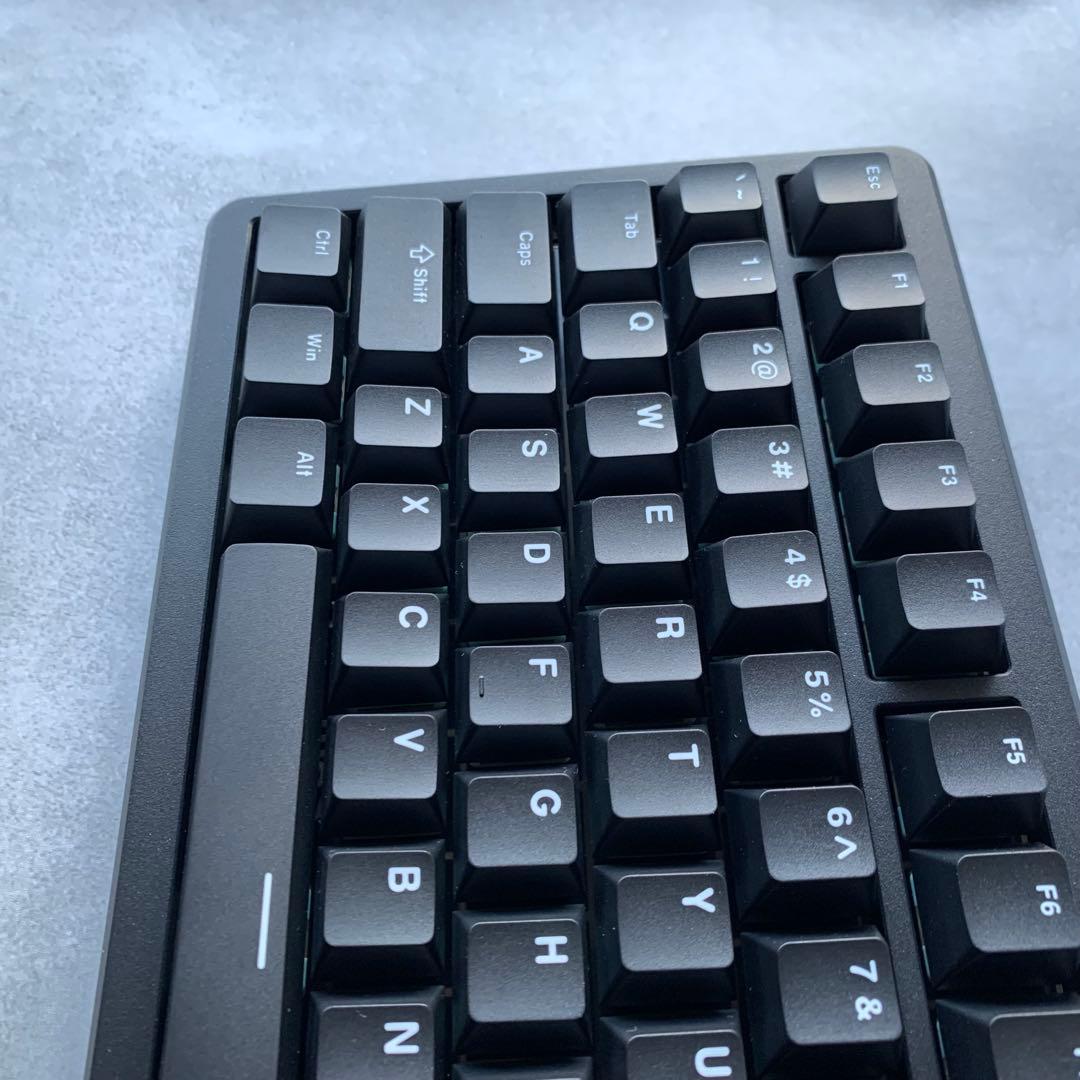 Womier SK75 Black + FR4 Plate 自作キーボード