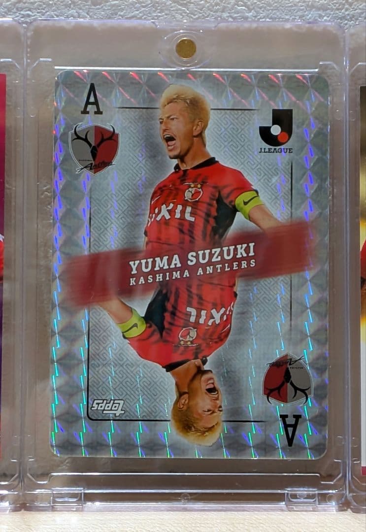 たっつん【鹿島アントラーズ】鈴木優磨　選手　topps 1/1