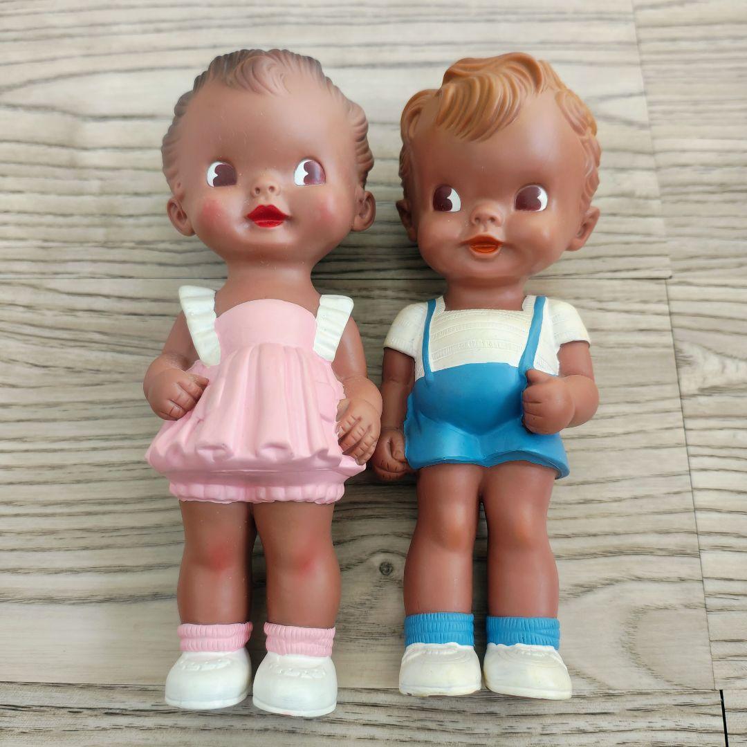【sun rubber】男の子&女の子＆ひつじ　5つセット