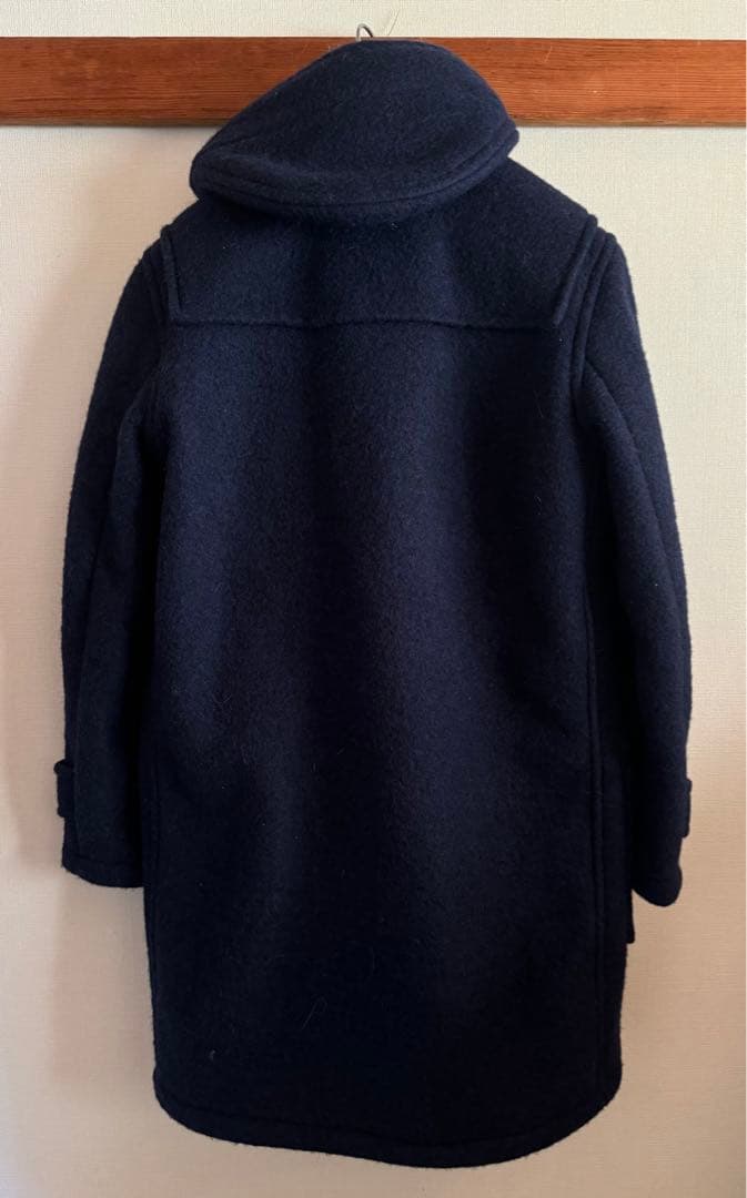 英国製ビームス×グローバーオール　縮絨ウールダッフルコート