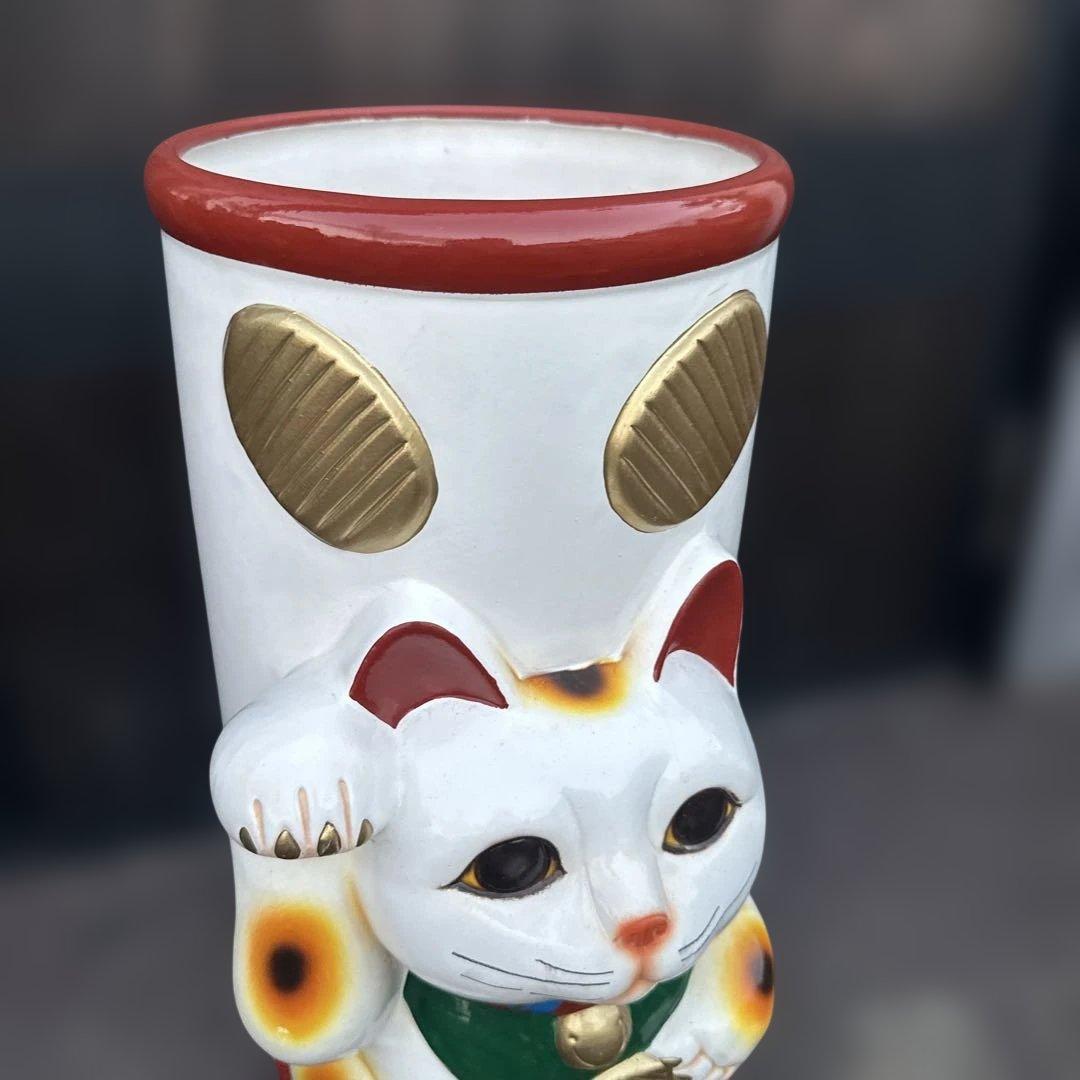 瞬間的お値下げ‼️招き猫デザイン傘立て　商売繁盛　縁起物！