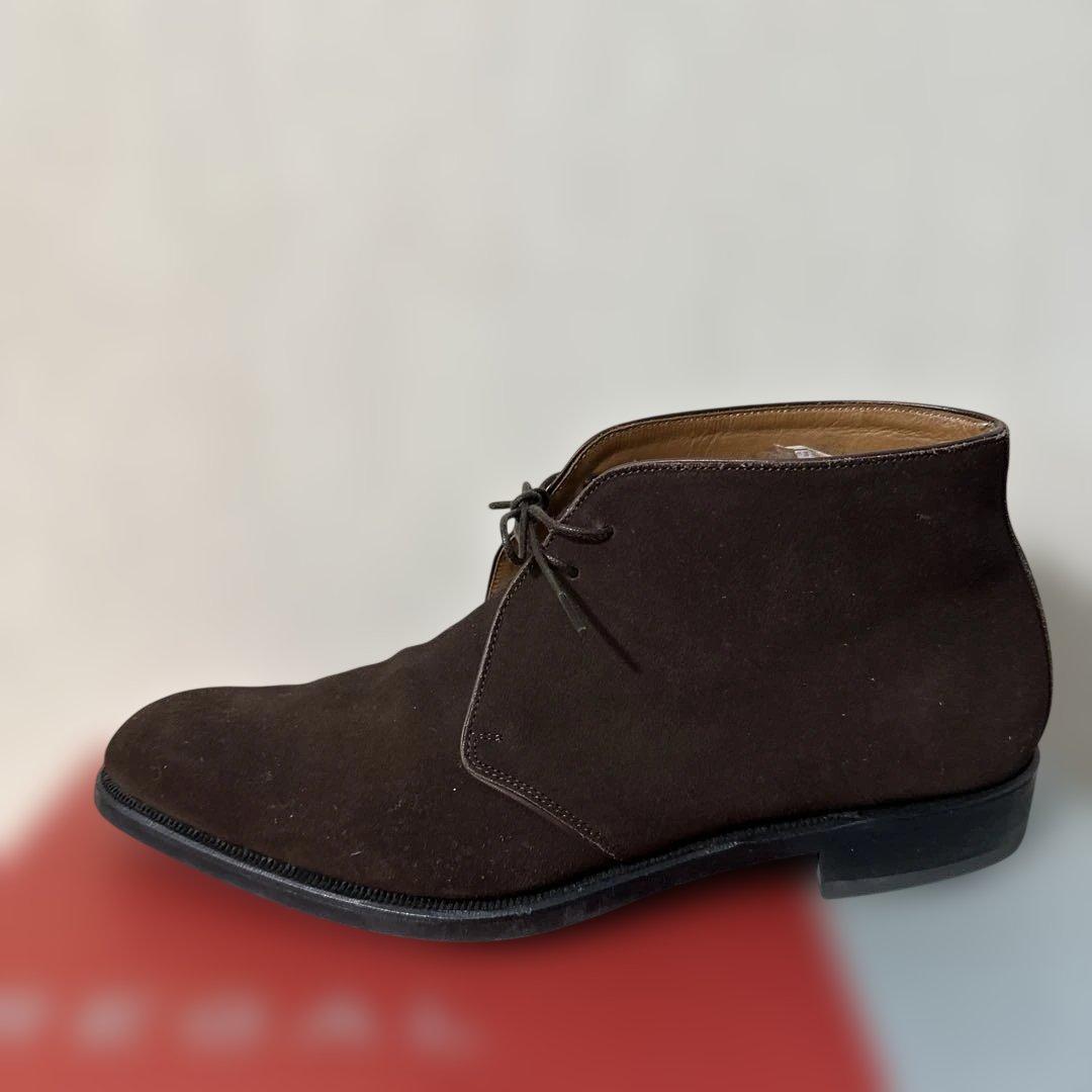 REGAL リーガル ダークブラウン スエード チャッカブーツ ビジネスシューズ