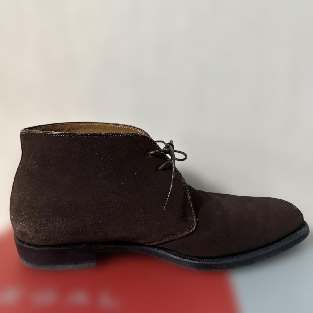 REGAL リーガル ダークブラウン スエード チャッカブーツ ビジネスシューズ