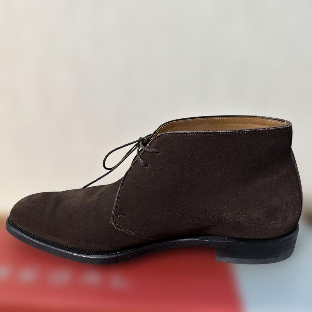 REGAL リーガル ダークブラウン スエード チャッカブーツ ビジネスシューズ
