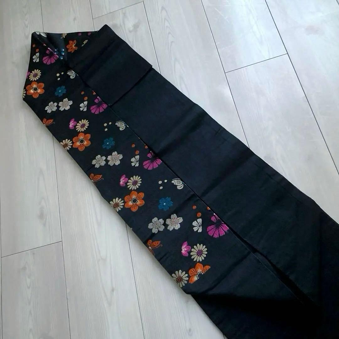 coco©️ アンティーク名古屋帯　蝶々の織り出し　地紋　大正　N7-30