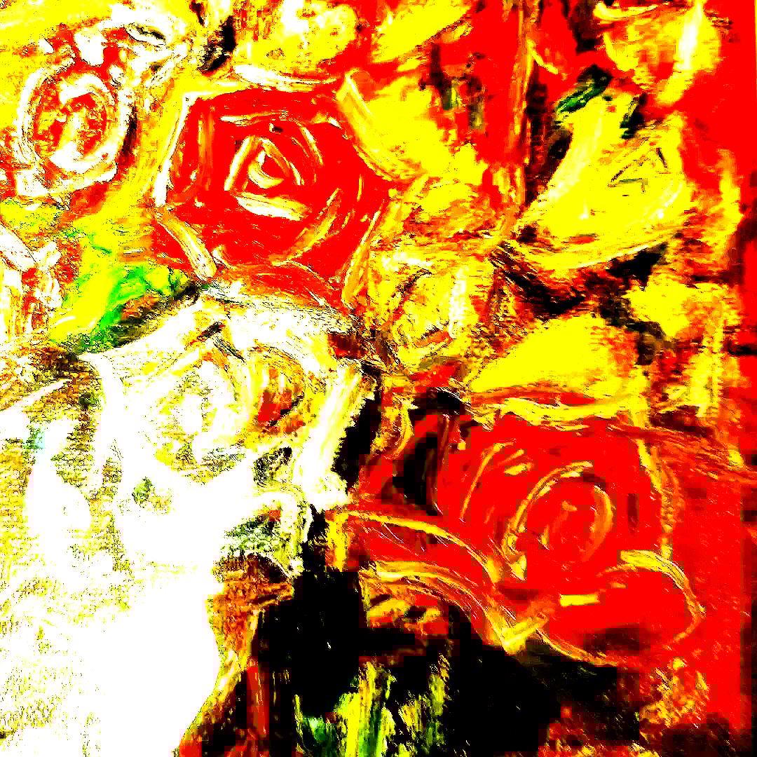 花瓶の花　大澤扶二子　証明書付