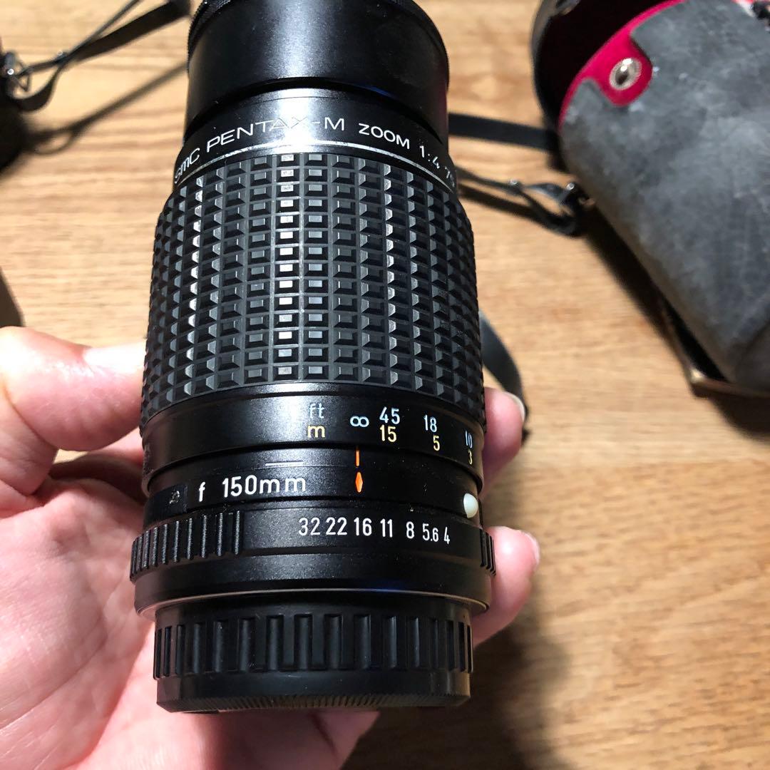 極美品フィルムカメラPENTAX ME 3種類レンズ付き