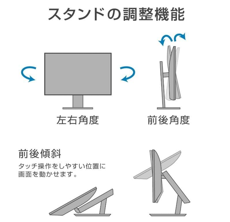 Dell P2418HT 24インチモニター マルチタッチパネル