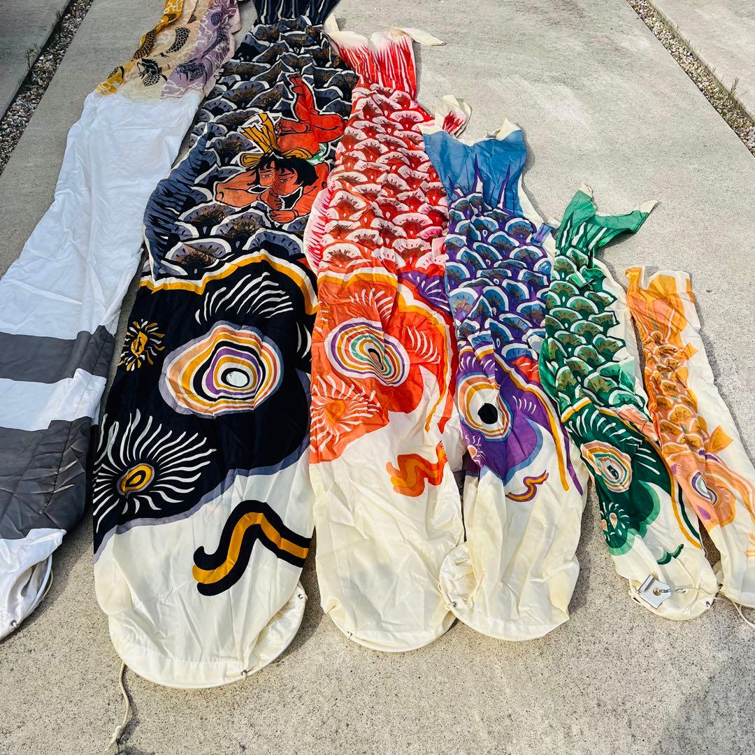 鯉のぼり　黄金兜鯉　4M