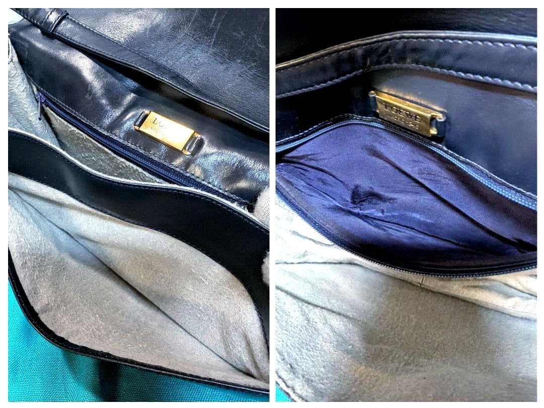 ♥まこ♥美品♥ ロエベ ショルダー アナグラム レザー OLD LOEWE