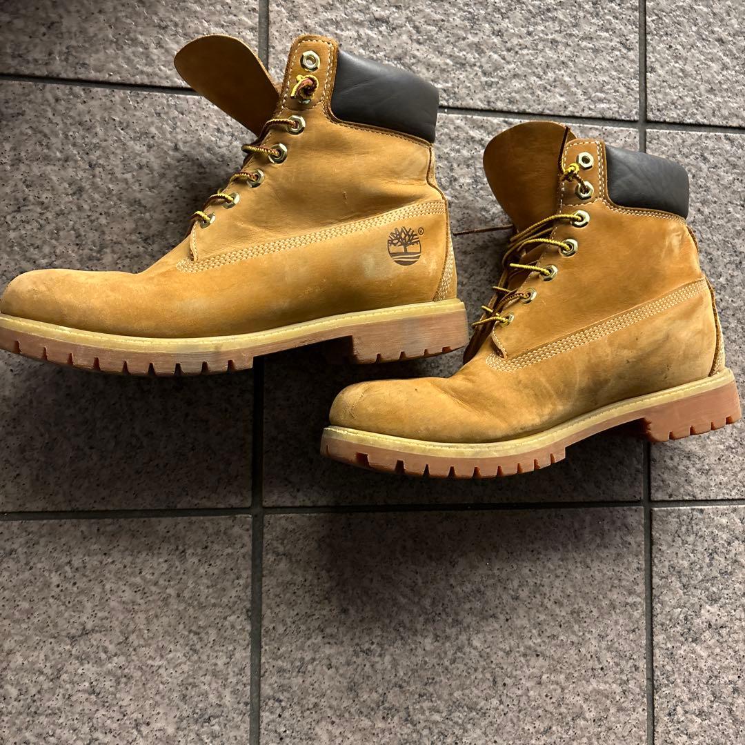 Timberlandプレミアムイエローブーツ