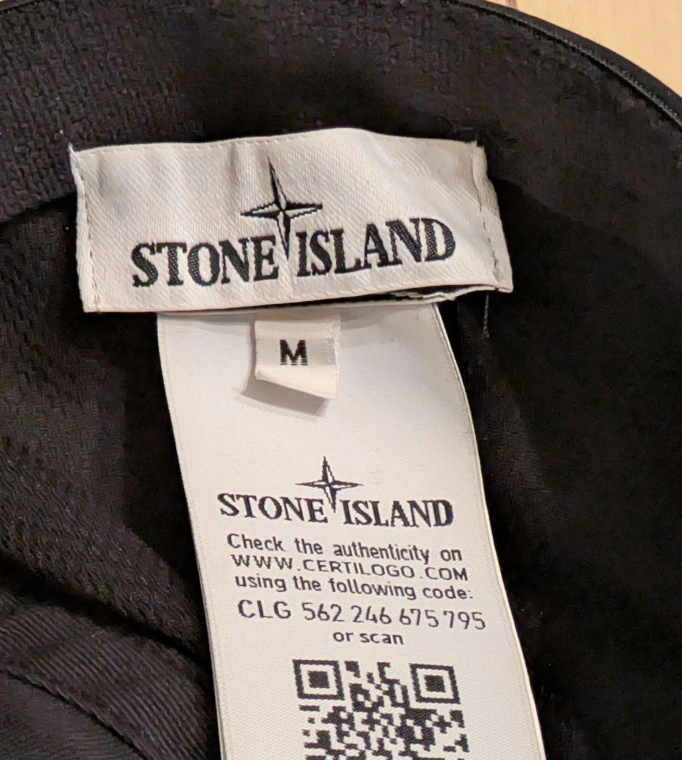 美品！ストーンアイランド　キャップ　黒