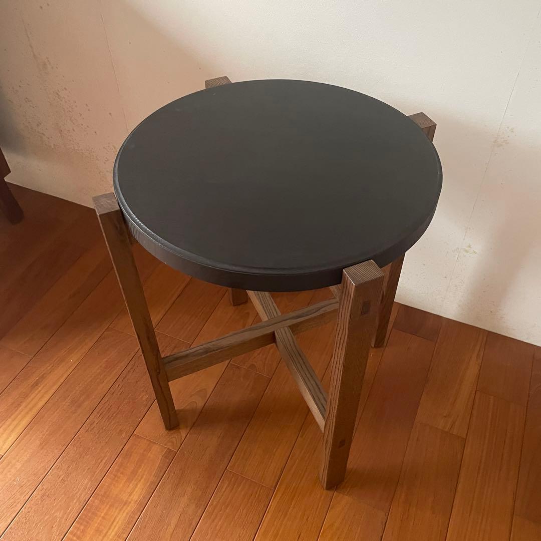 サイドテーブル　無垢