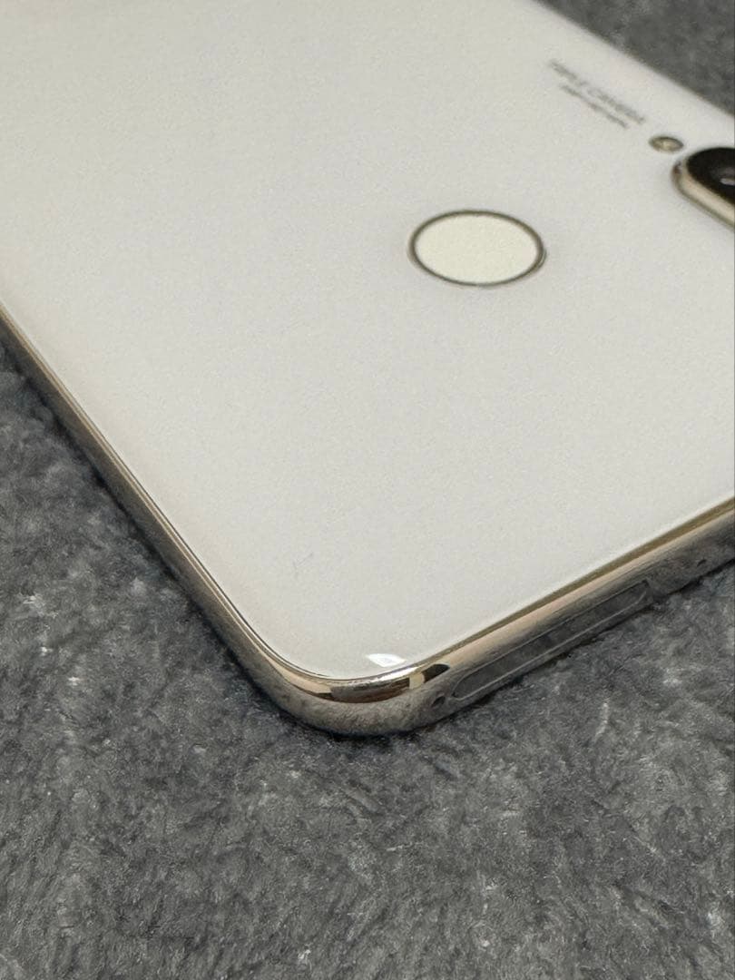 HUAWEI P30 lite 本体　白　ケース付き　バッテリー良好