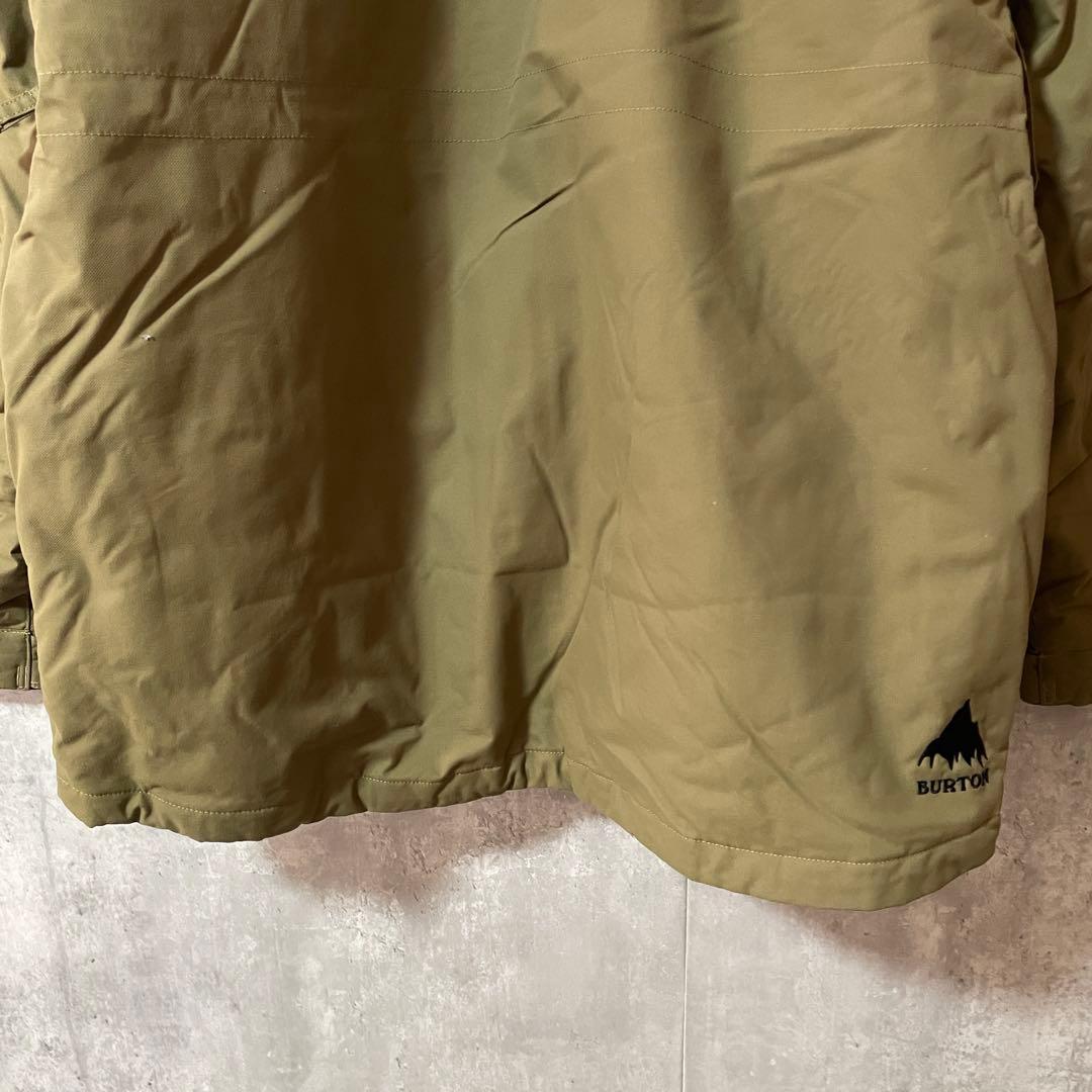 Burtonバートンスキーウェアスノーボードジャケットパーカーベージュカーキ希少