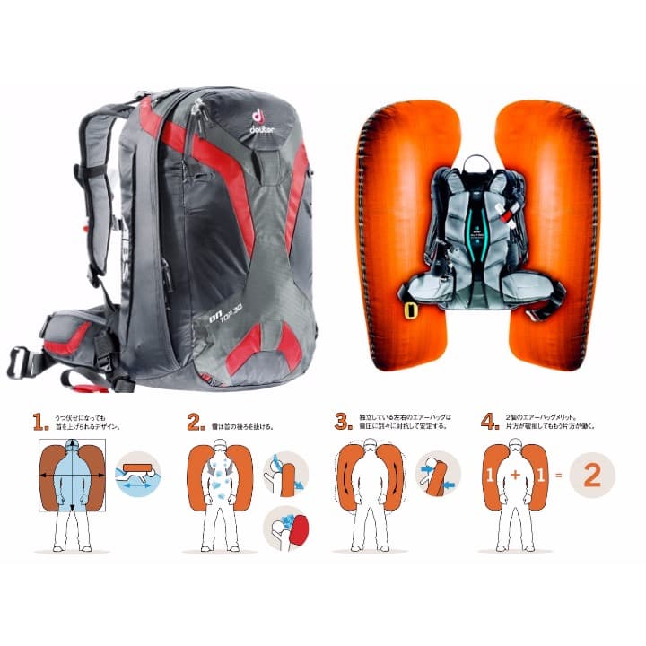 雪崩エアバックパック/ Deuterドイター/Ontop ABS 30【新品】