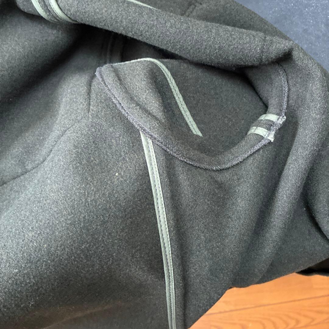 ダッフルコート フード付き　カーキ