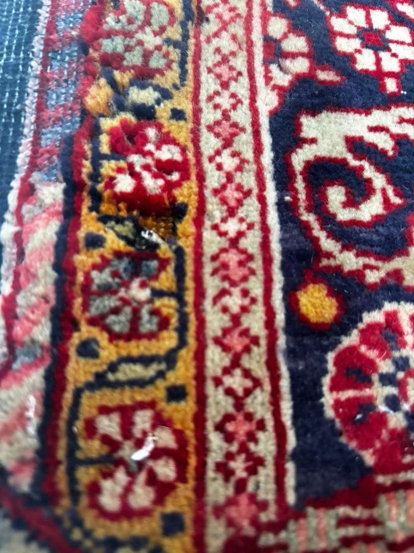 【ダメージ有り・早い者勝ち】ペルシャ絨毯　ウール　手織り　パキスタン　トルクメン