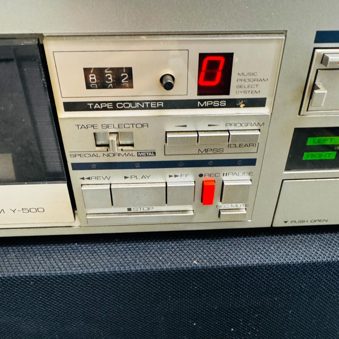 DIATONE Y-500 大型ラジカセ 三菱電機 通電OK レトロ 箱付き