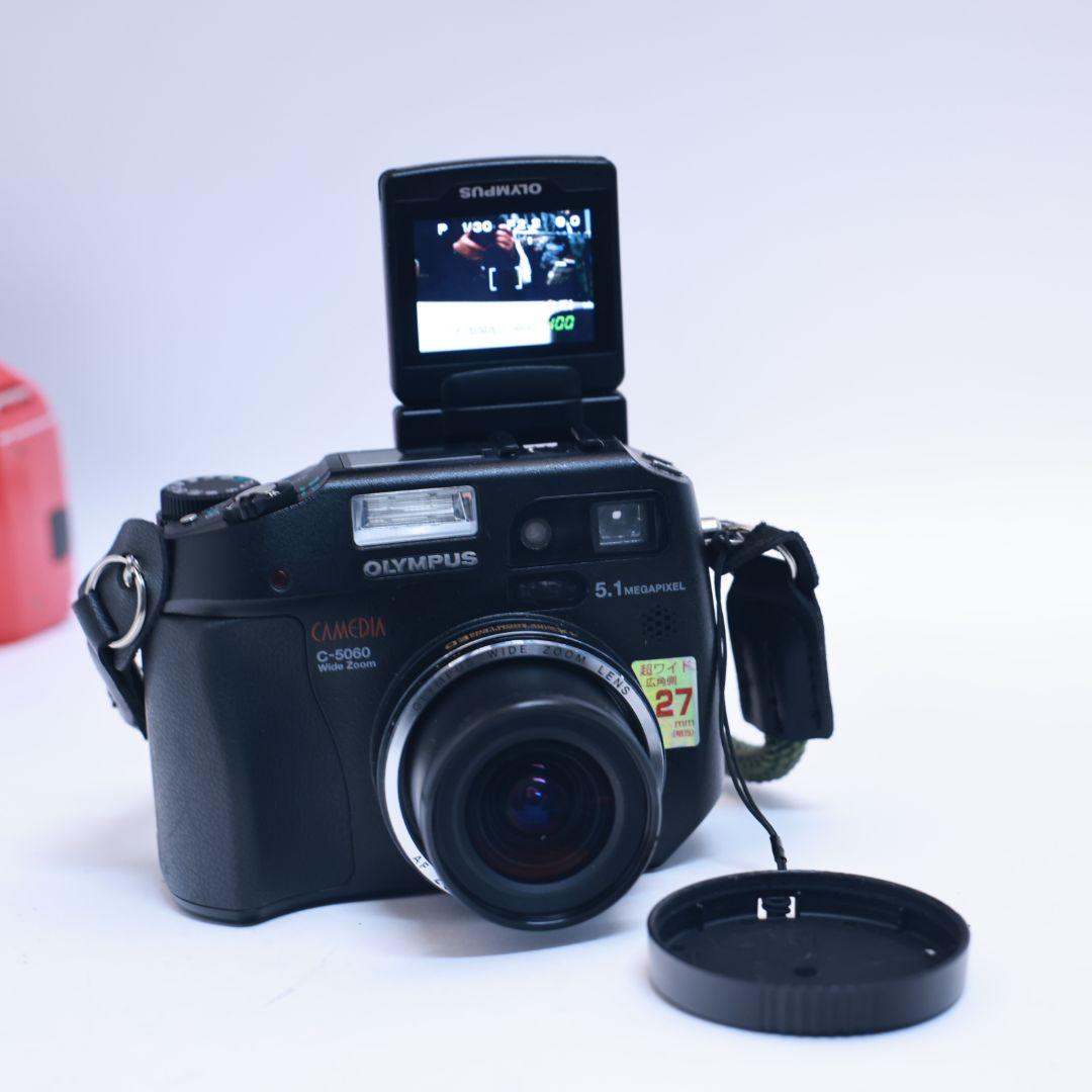 スマホ転送可 OLYMPUS オリンパス C-5060 電池充電器メモリーカード