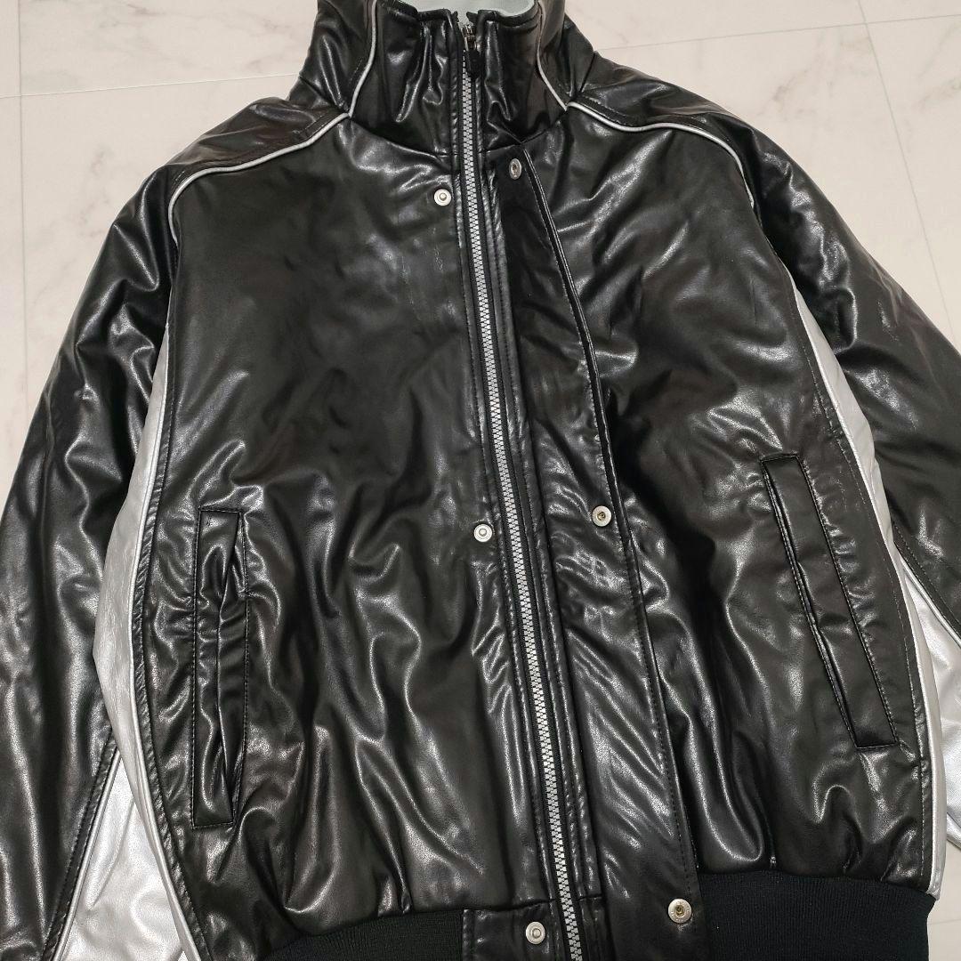 【美品】ローリングス　野球　グラウンドコート　光沢　ブラック　シルバー　Sサイズ