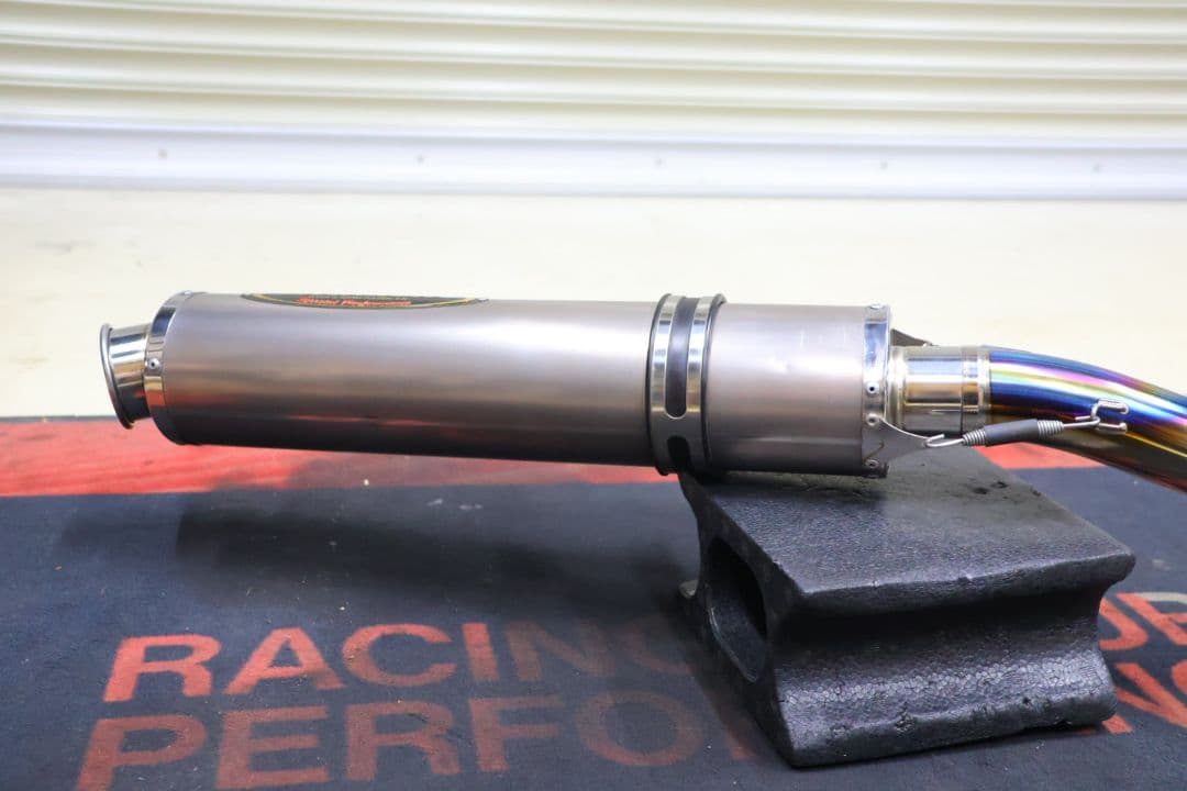 ZRX400 ZRX2 ストライカー　フルチタン手曲げマフラー