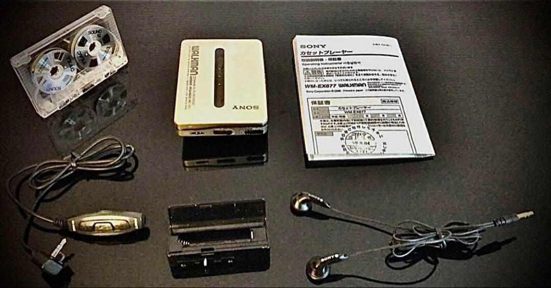 カセットウォークマンSONY WM-EX677「整備済み、完動美品」