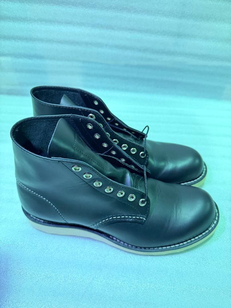 RED WING HERITAGE ブラック ワークブーツ　8165 7 1/2