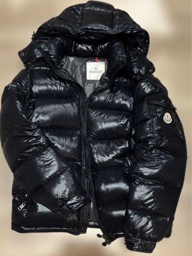 黒 ダウンジャケット Mサイズ フード付き