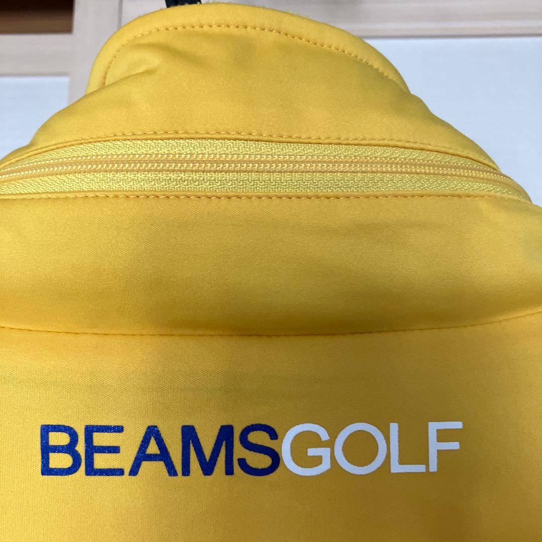 BEAMS GOLF ジャンパー Lサイズ イエロー/ネイビー