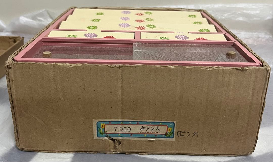 昭和レトロ　アンティーク　小物入れ　リカちゃん　人形箪笥　当時物　レア　希少